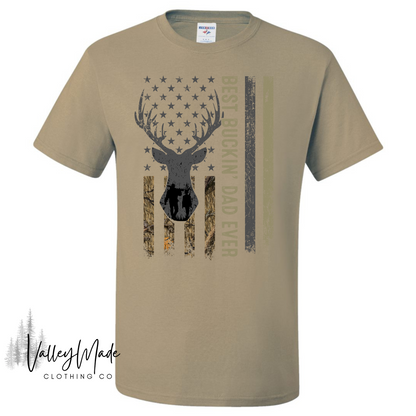 Best Buckin Dad-Tee