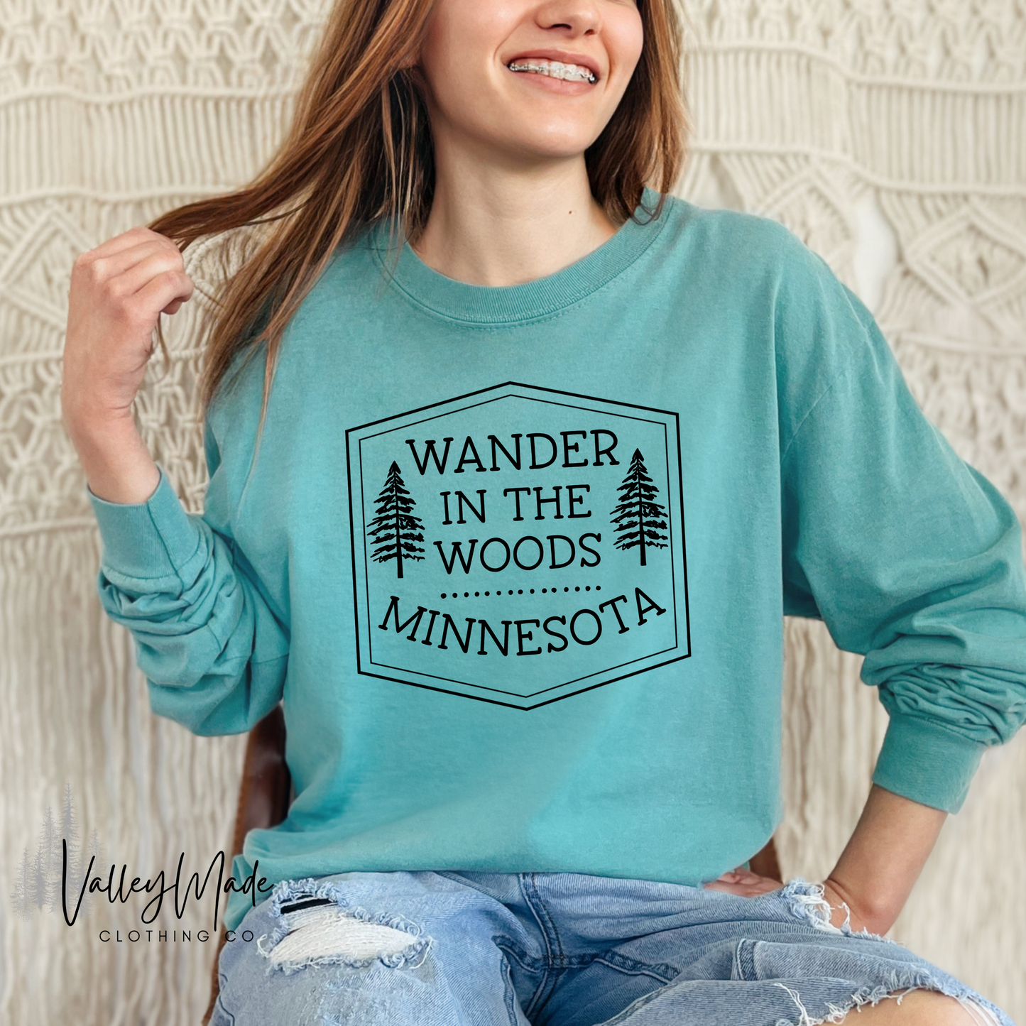 Wander In The Woods-Long Sleeve (Comfort Colors Brand)