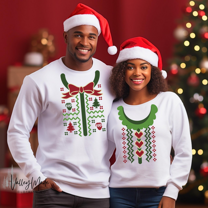 Tacky Christmas Sweater-Crewneck