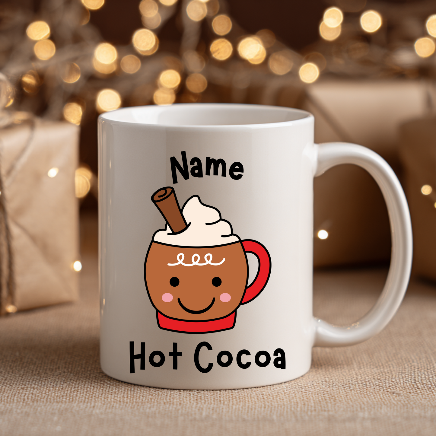 Personalized Character Hot Cocoa Mug