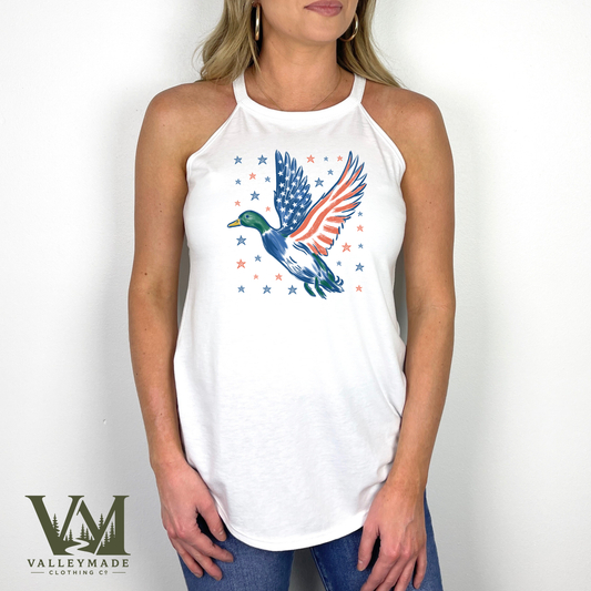 Patriotic Duck - Women's Rocker Tank