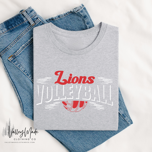 Scribble Hollow Volleyball - Tee