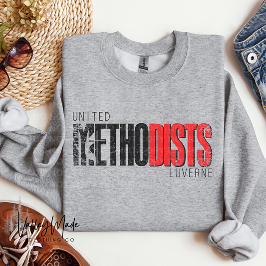 Distressed United Methodists Luverne-Crewneck