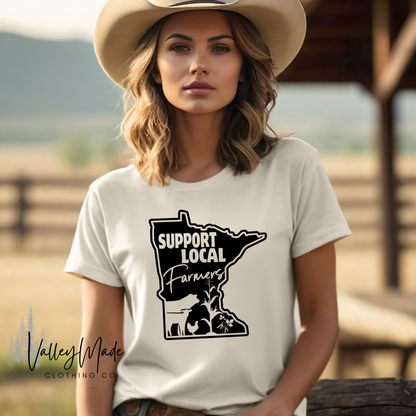 Support Local Farmers Minnesota-Tee