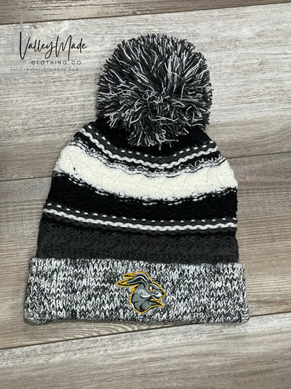 Team Spirit Logo Pom Beanie - Embroidered