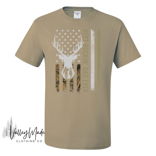 Best Buckin Dad-Tee