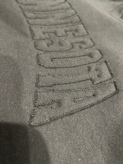 Tone On Tone Rough Edge Embroidered Minnesota Crewneck