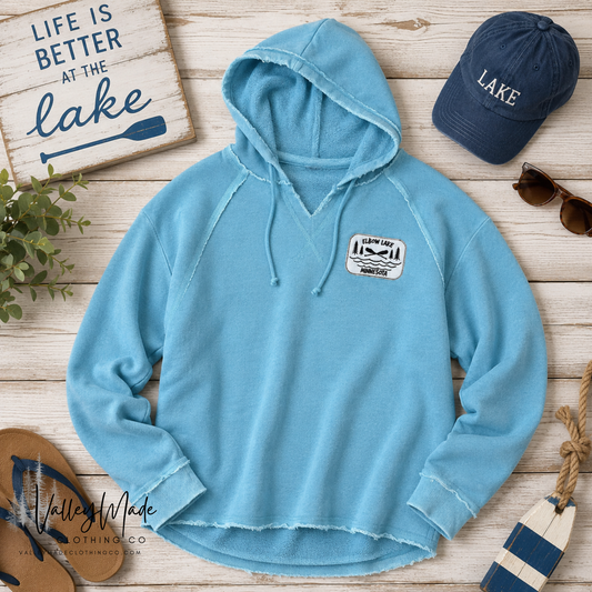 Embroidered Custom Lake Women's Tunic Lightweight Hoodie