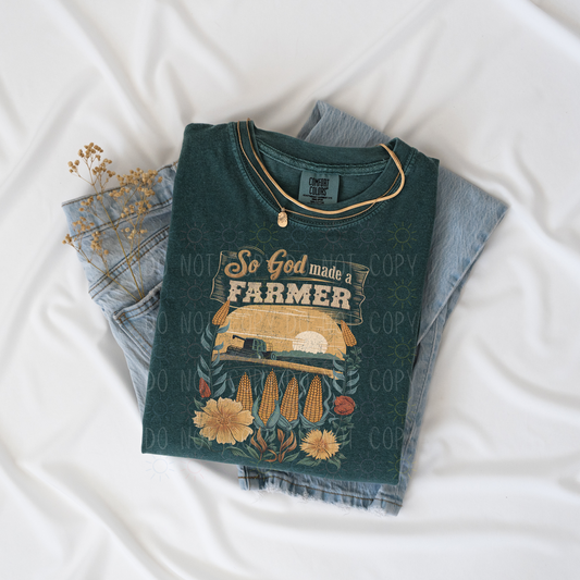 So God Made A Farmer - Tee