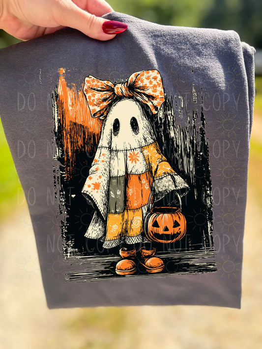 Vintage Bow Ghost - Tee