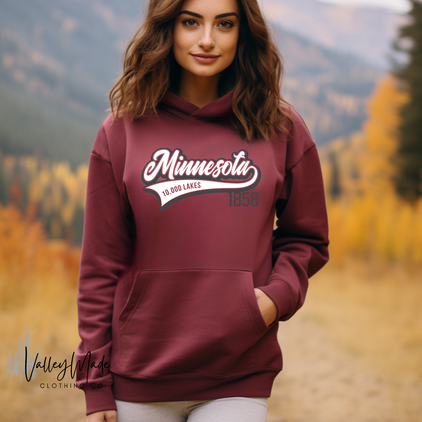 Minnesota Swoosh 1858-Hoodie