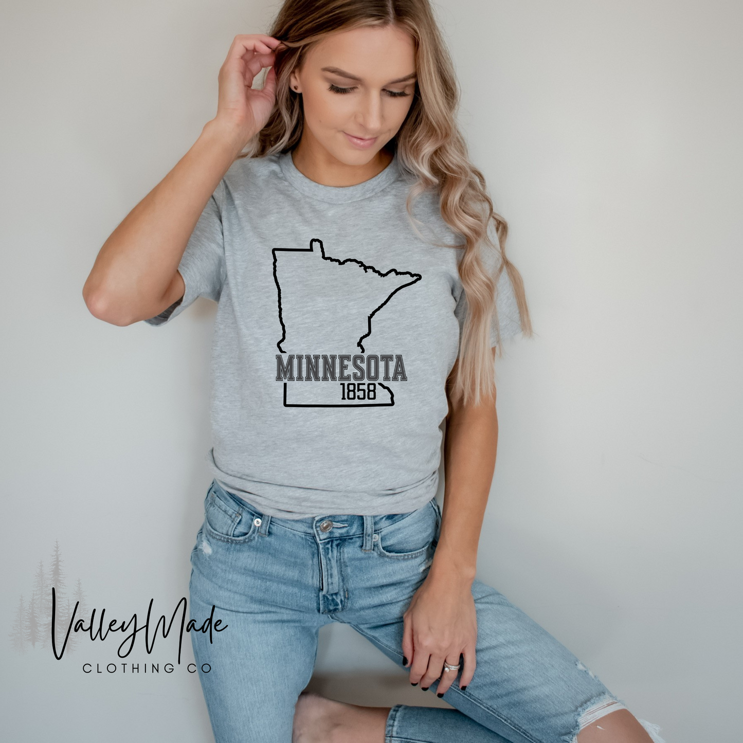 Minnesota 1858 Outline-Tee