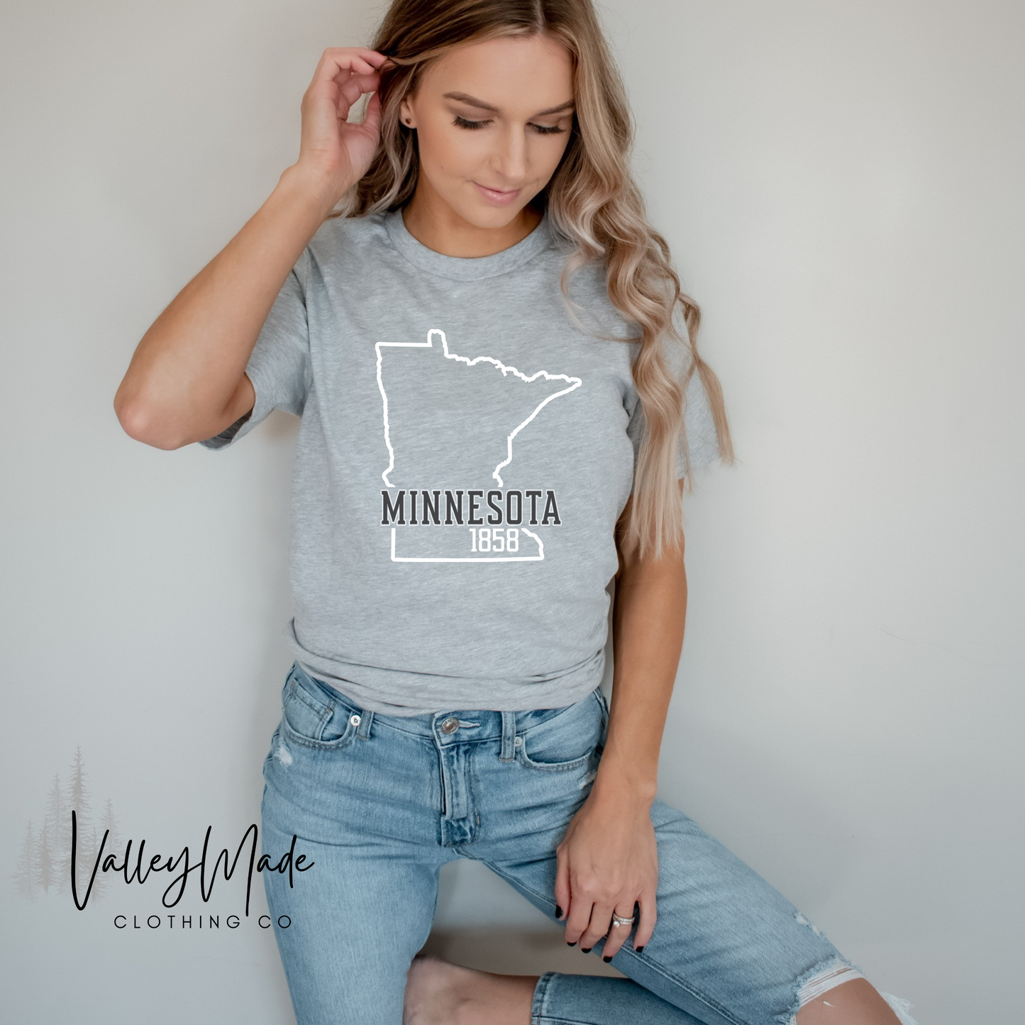 Minnesota 1858 Outline-Tee