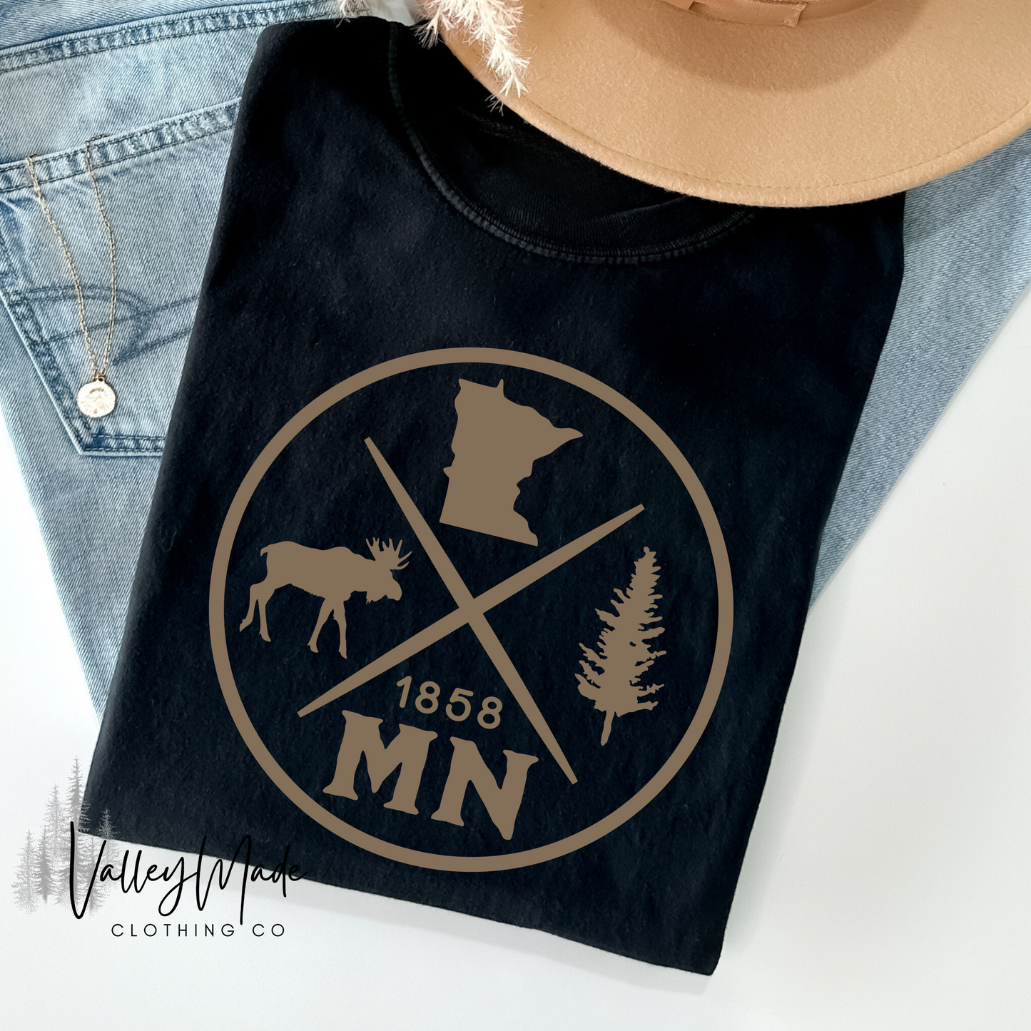 Moose Minnesota-Tee