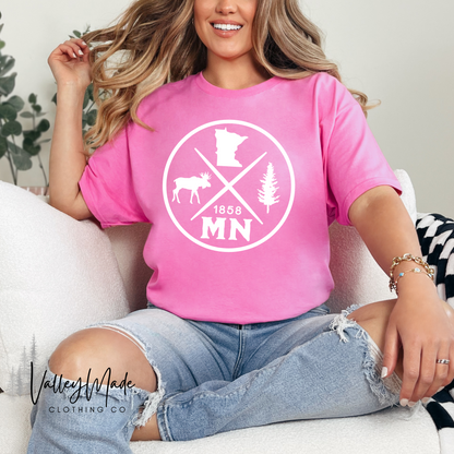 Moose Minnesota-Tee