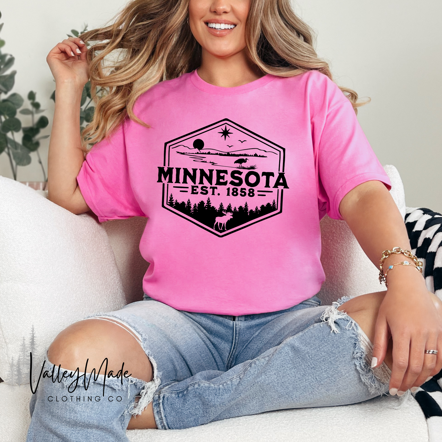 Minnesota Badge-Tee