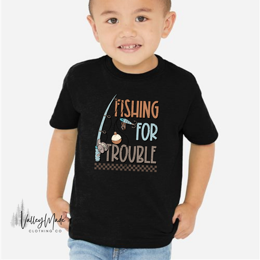 Fishing For Trouble-Tee (Toddler)