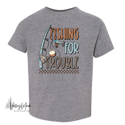 Fishing For Trouble-Tee (Toddler)