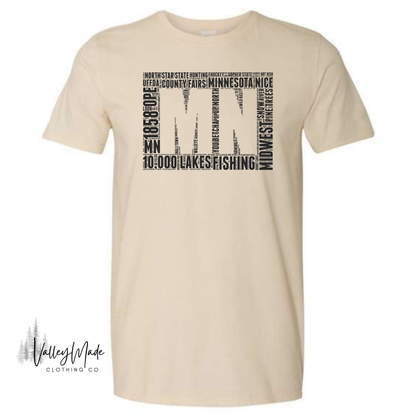 MN Word Art-Tee