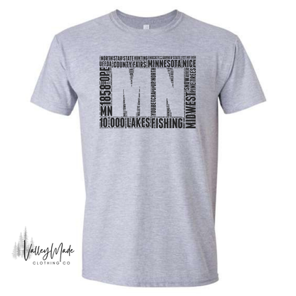 MN Word Art-Tee