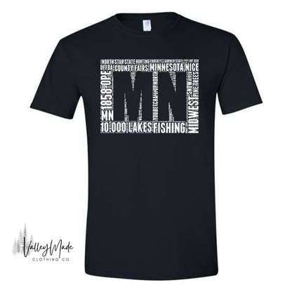 MN Word Art-Tee