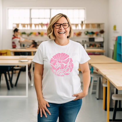 Boho Helping Little Minds Grow-Tee