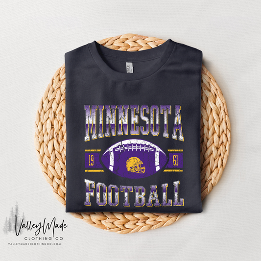 Minnesota Football Distressed - Tee