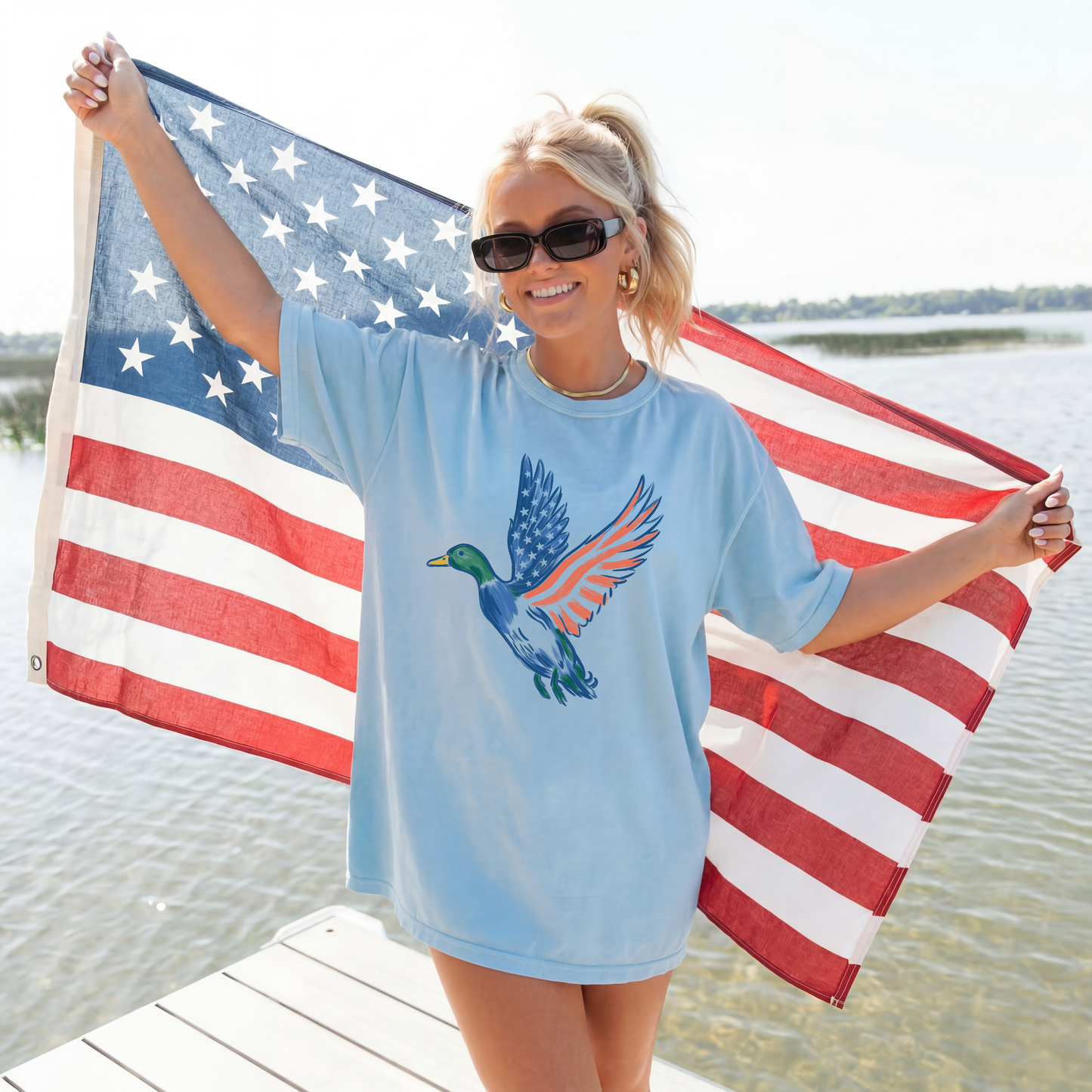 Patriotic Duck - Tee