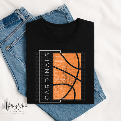Rectangle Basketball Mascots - Tee