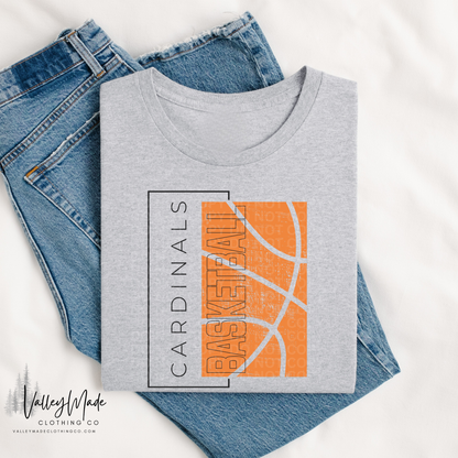 Rectangle Basketball Mascots - Tee