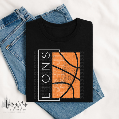Rectangle Basketball Mascots - Tee