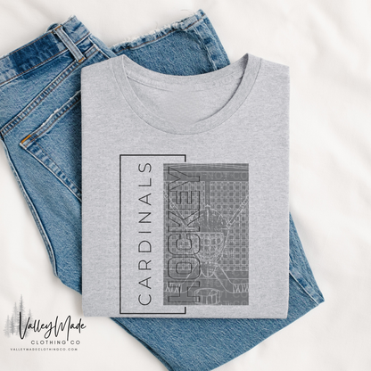 Rectangle Hockey Mascots - Tee