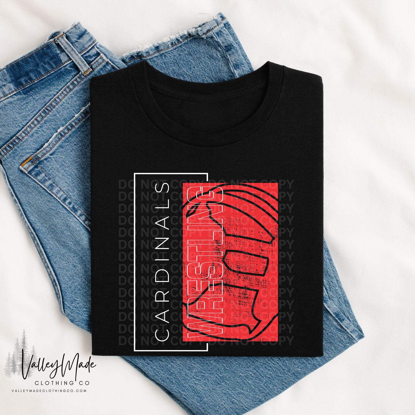 Rectangle Wrestling Mascots - Tee