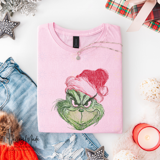 **BLACK FRIDAY $12 TEE** Green Face