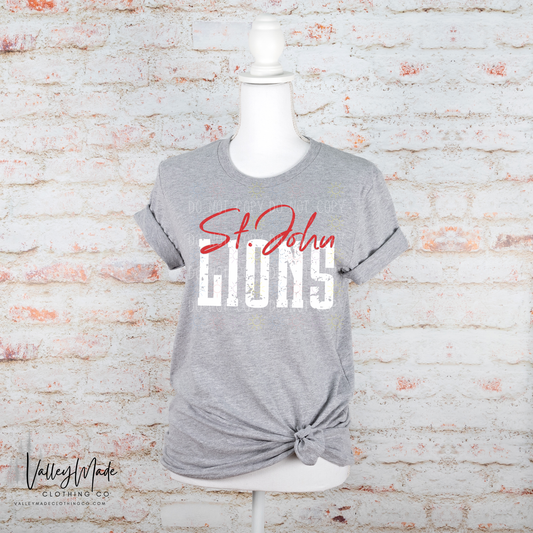 Distressed Script School And Mascots