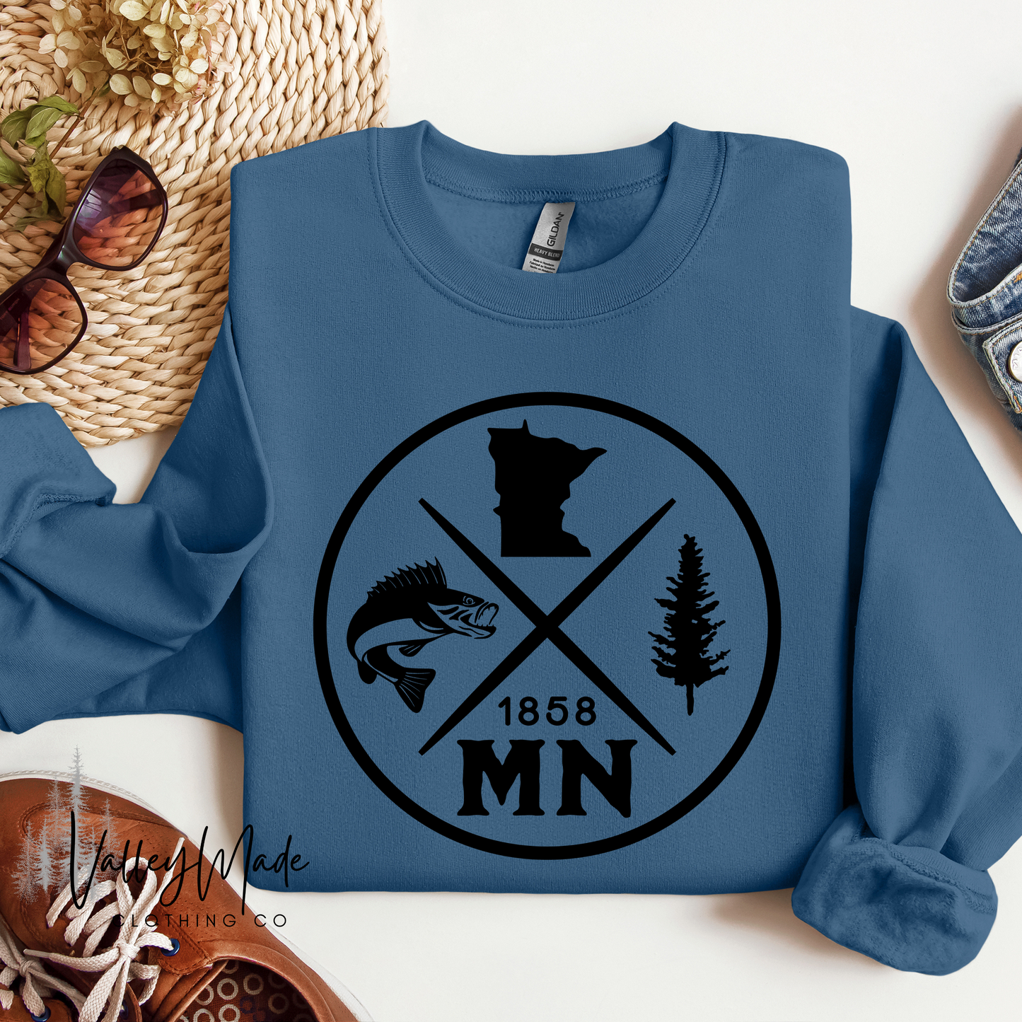 Walleye Minnesota-Crewneck