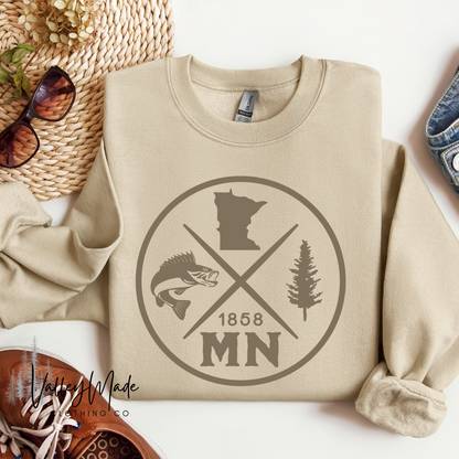 Walleye Minnesota-Crewneck