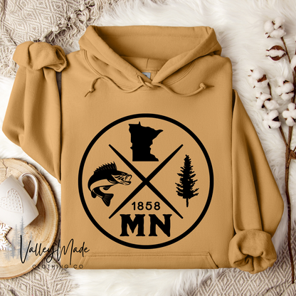 Walleye Minnesota-Hoodie