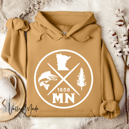 Walleye Minnesota-Hoodie