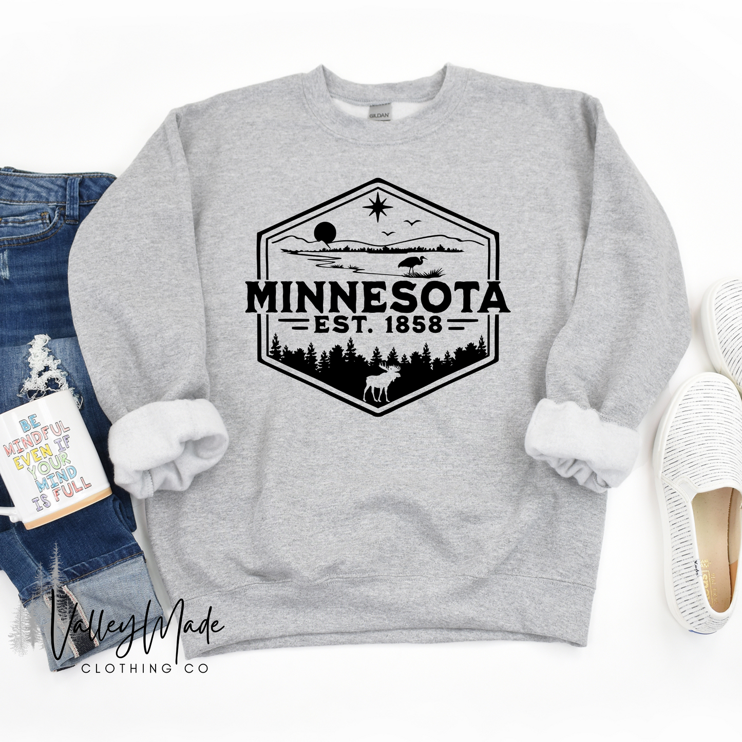 Minnesota Badge-Crewneck