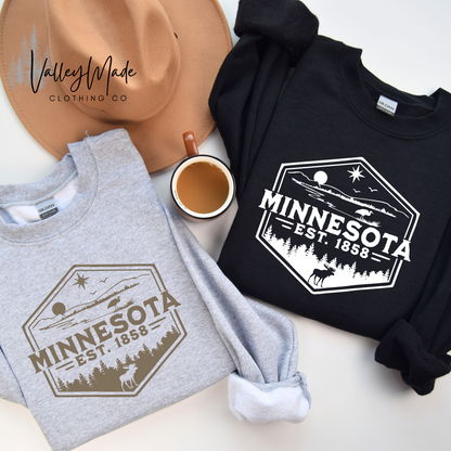 Minnesota Badge-Crewneck