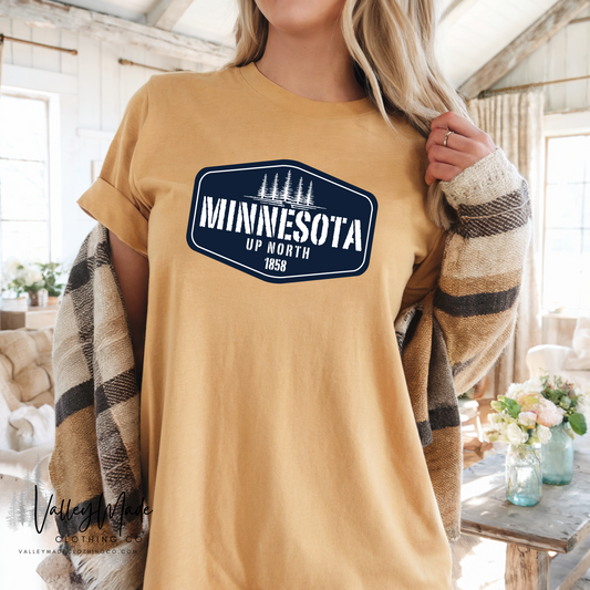 Grunge Minnesota 1858 - Tee