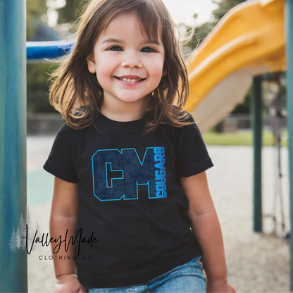 Grunge Cedar Mountain Cougars-Tee (Toddler)