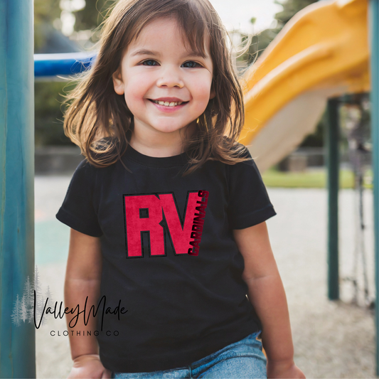 Grunge Redwood Valley Cardinals-Tee (Toddler)