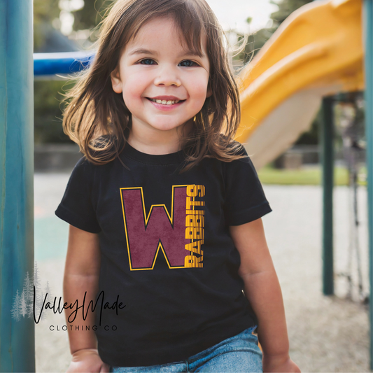 Grunge Wabasso Rabbits-Tee (Toddler)