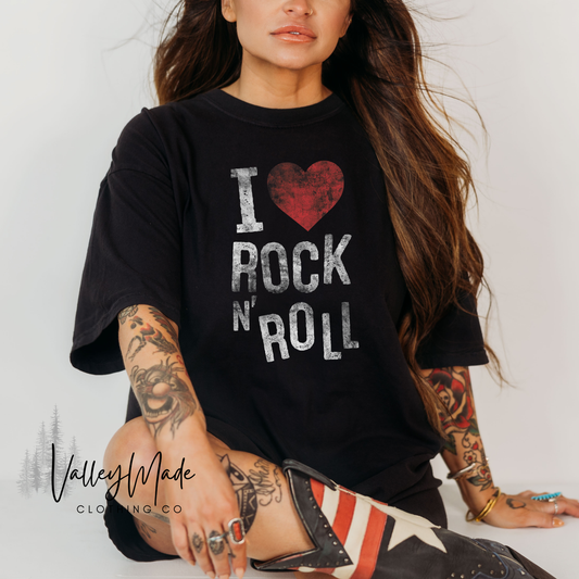 I Heart Rock N Roll-Tee