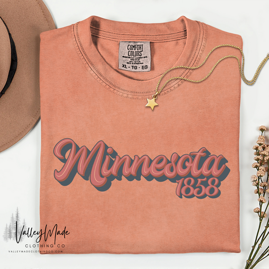 Minnesota 1858 Fall Retro - Tee